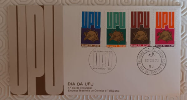 FDC Dia da UPU 1979 Brasil. Selos