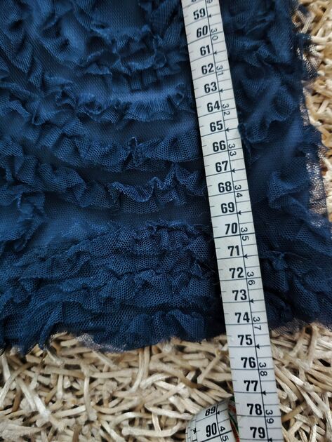 Vestido elegante de Festa azul escuro tamanho S da Síntesis . Vestidos