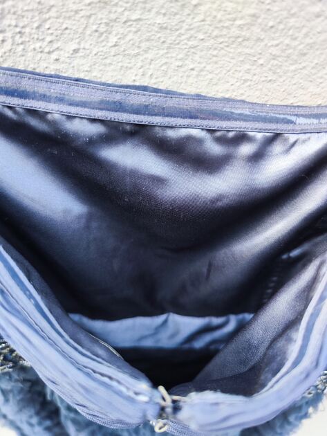 Vestido elegante de Festa azul escuro tamanho S da Síntesis . Vestidos