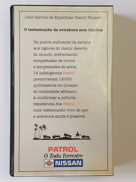 Cassete vídeo VHS – Expedição Patrol Ténéré . Filmes e DVDs