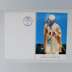 Foto de João Paulo II com carimbo da Expo 98. Outras Artes e Coleccionismo. Avenidas Novas