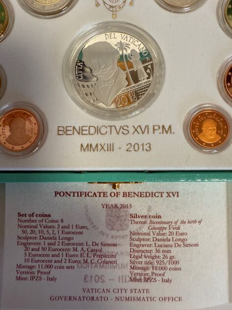 Coleção de Moedas Serie divisional Proof. Moedas
