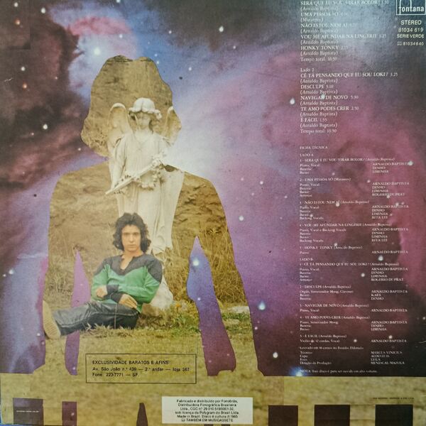 LP Arnaldo Baptista - Loki - raro. Vinil, CDs