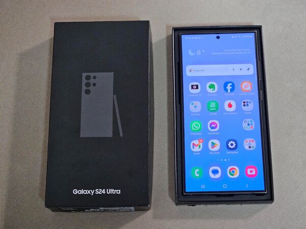 Troco / Vendo - Samsung S24 Ultra, 256GB, preto, f. Telemóveis