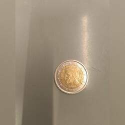 Moeda de 2 euros . Moedas