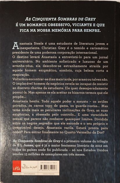 As Cinquenta Sombras de Grey - E. L. James. Livros