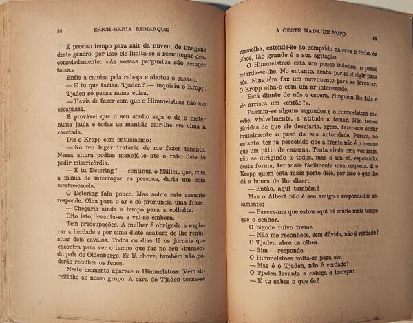 A Oeste Nada de Novo - Erich-Maria Remarque. Livros