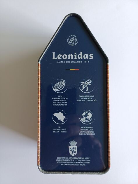 Caixa metálica Leonidas . Caixas Decorativas