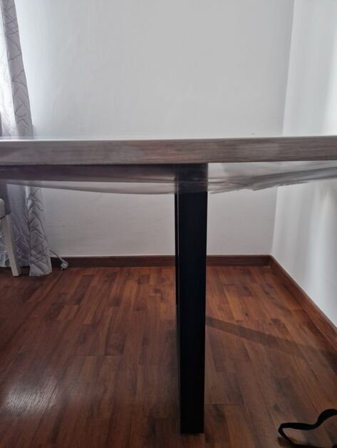 Mesa de Jantar cinza - Living Room Table gray. Mesas de Jantar
