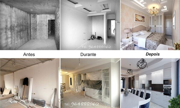 Remodelação de Apartamentos / Casas, desde 100€/m2. Casa e apartamentos para vender