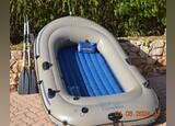 INTEX 3 Inflatable boat with oars & pump. Outros Barcos. Olhão.      Muito bom