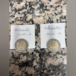 Moeda 2€ Alemanha 2020. Moedas