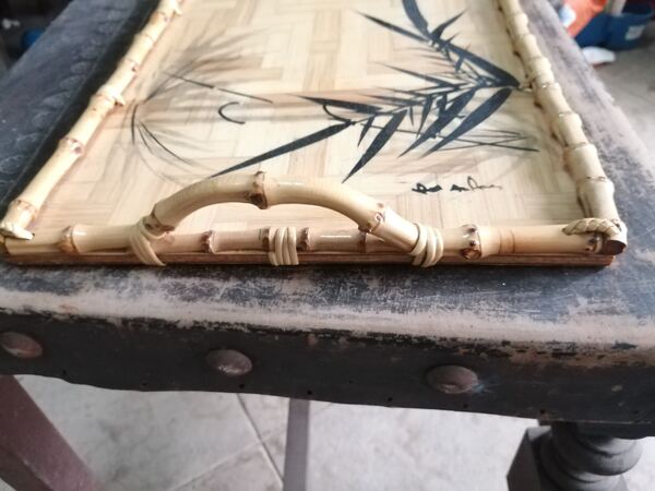 tabuleiro oriental em madeira . Outros Arte e Decoração