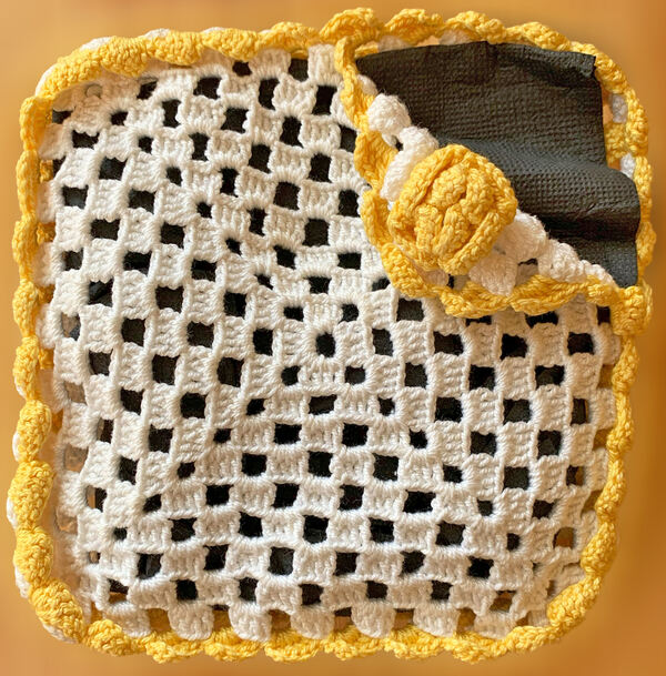 Porta-Guardanapos em Crochet, Novo/Único/Exclusivo. Artesanato