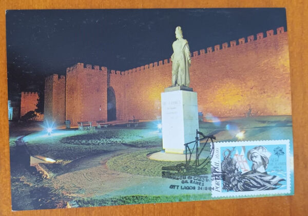 Postal Gil Eanes - Cabo Bojador 1984. Selos