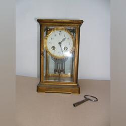 Relógio século 19, pêndulo de mercúrio. Relógios. Espinho. De pêndulo De bronze    Novo / Como novo