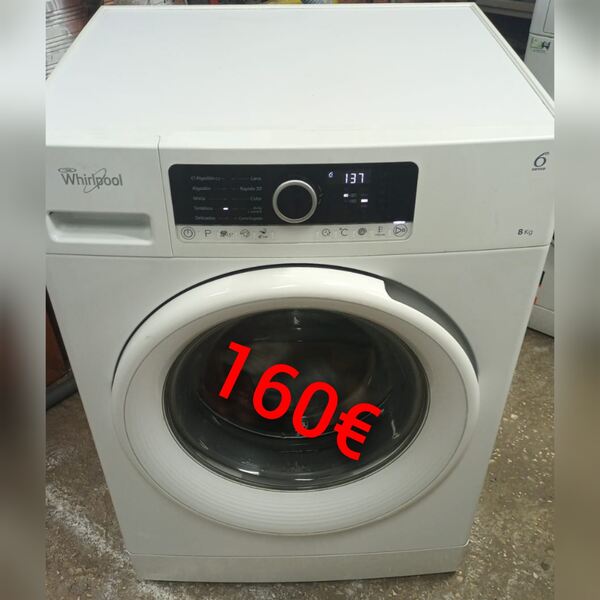 Máquina de lavar roupa da whirpool 8 kg . Máquinas de Lavar Roupa