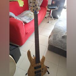 Baixo fretless 5 cordas ESP LTD. Baixos