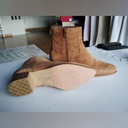 botas camel. Botas e botins