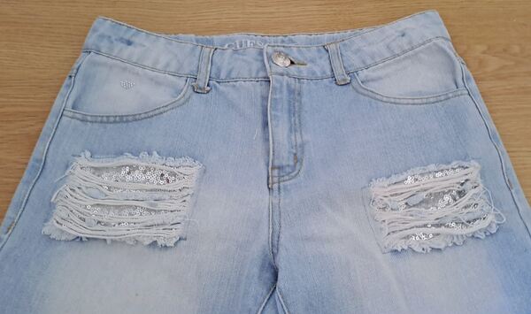 Calções Guess : Tam 14 anos. Calças