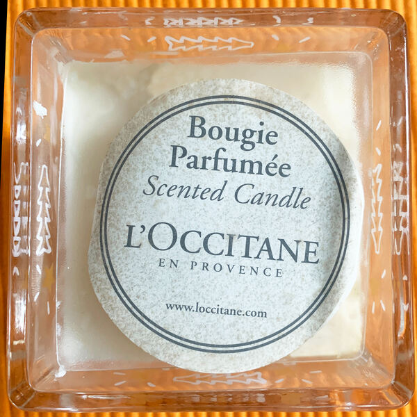 Cubo em Vidro, Vela Natal L’Occitane, Novo. Velas