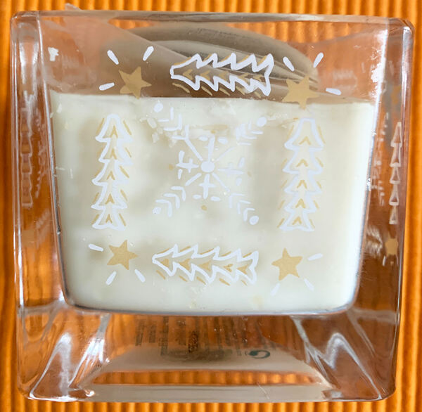 Cubo em Vidro, Vela Natal L’Occitane, Novo. Velas