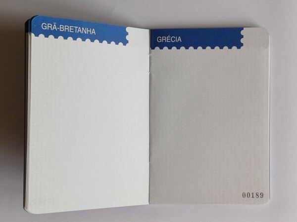 Passaporte filatélico Lubrapex 2003. Selos