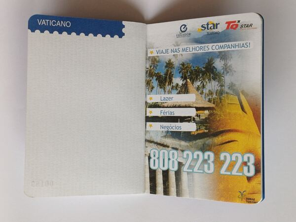 Passaporte filatélico Lubrapex 2003. Selos