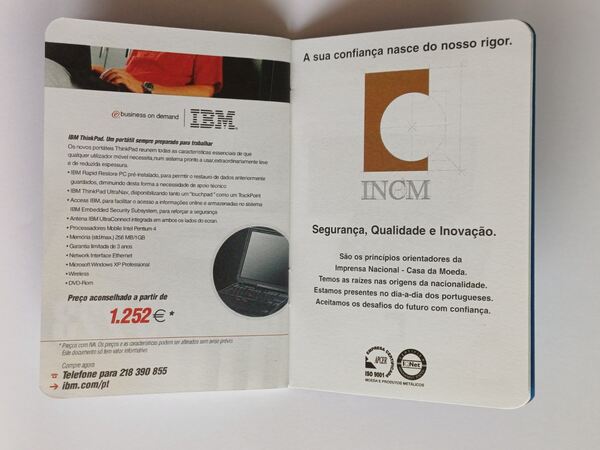 Passaporte filatélico Lubrapex 2003. Selos