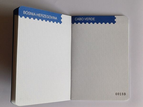 Passaporte filatélico Lubrapex 2003. Selos