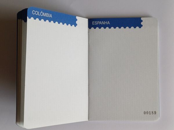 Passaporte filatélico Lubrapex 2003. Selos