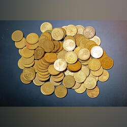 Lote de 100 moedas de 10$00 - Latão-Níquel. Moedas. Elvas