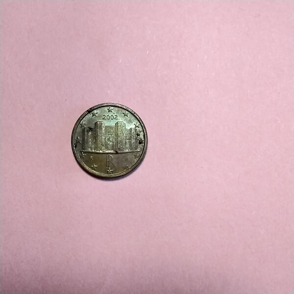 1cent euro Munze Italien 2002. Moedas