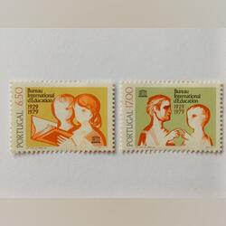 Portugal - 50º Aniv do B. I. E. / UNESCO, 1979. Selos