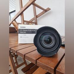 Sigma 17-70mm F2.8-4 DC Macro HSM. Objectiva e lentes. Viana do Castelo.      Muito bom