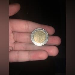 Moeda de 2€. Moedas