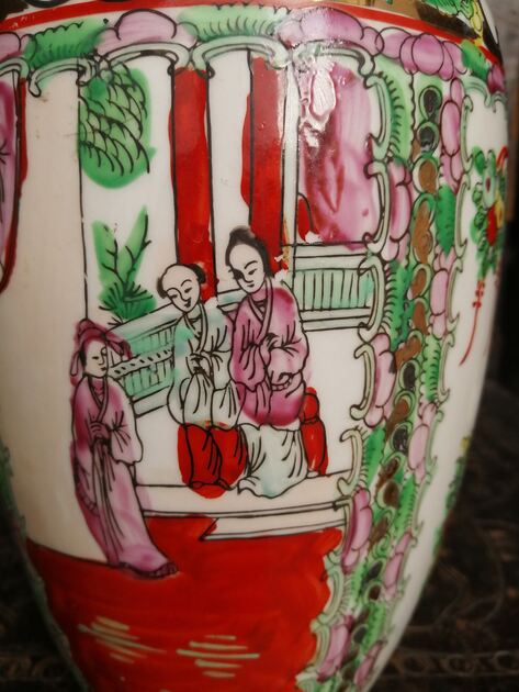 jarra antiga chinesa anos 80. Objetos de arte