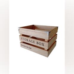Caixote madeira "Storage Box". Organização da casa. Torres Vedras