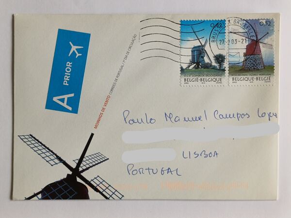 Emissão conjunta Bélgica-Roménia, Ianchelevici. Selos