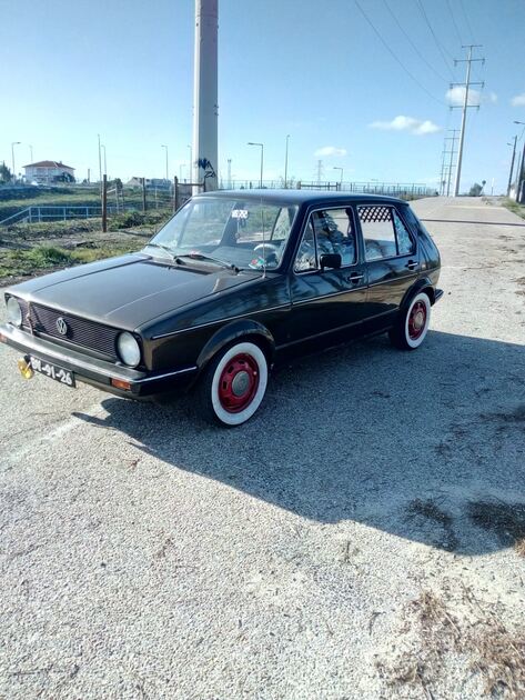 VW golf mk1 diesel . Carros