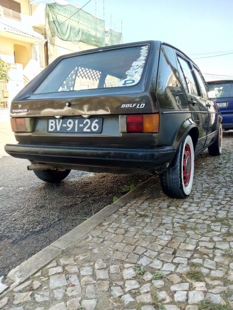 VW golf mk1 diesel . Carros