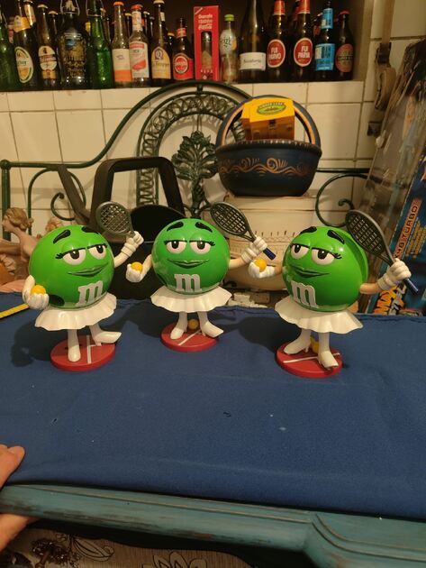 Dispensador M&M desporto vintage. Outras Artes e Coleccionismo