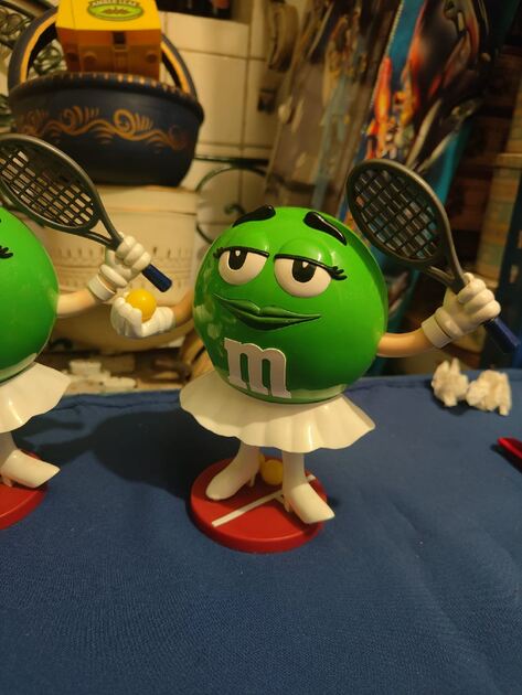 Dispensador M&M desporto vintage. Outras Artes e Coleccionismo