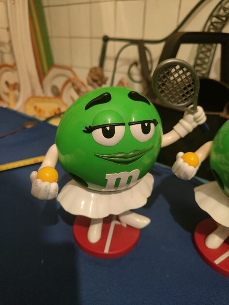 Dispensador M&M desporto vintage. Outras Artes e Coleccionismo