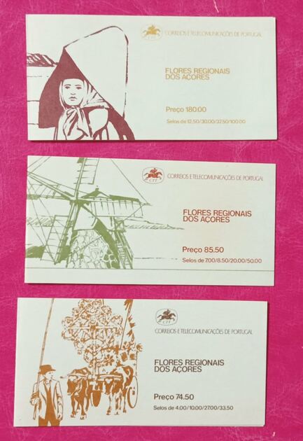 Flores Regionais dos Açores - Selos. Selos