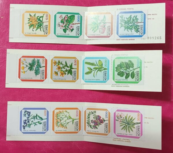 Flores Regionais dos Açores - Selos. Selos