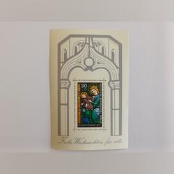 Alemanha Berlim – Bloco Feliz Natal 1977. Selos