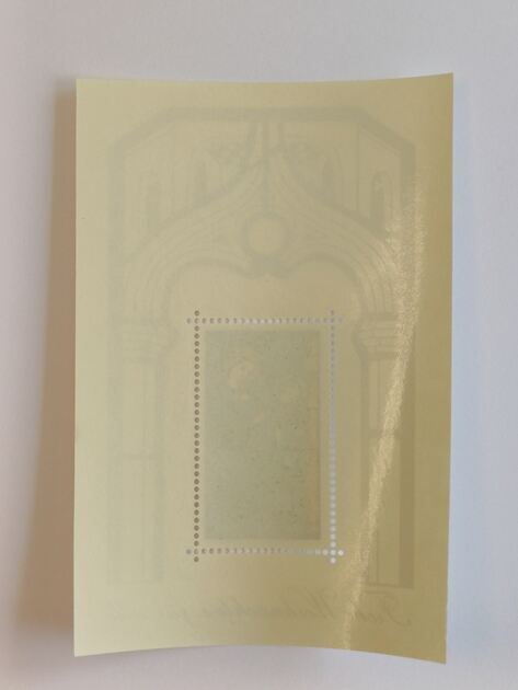 Alemanha Berlim – Bloco Feliz Natal 1977. Selos