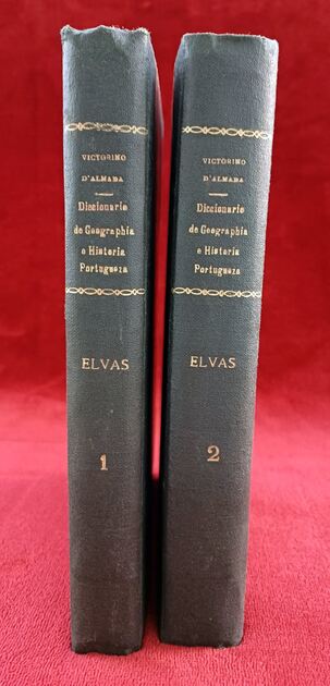 Dicionário Geographia e História Portugueza I e II. Livros