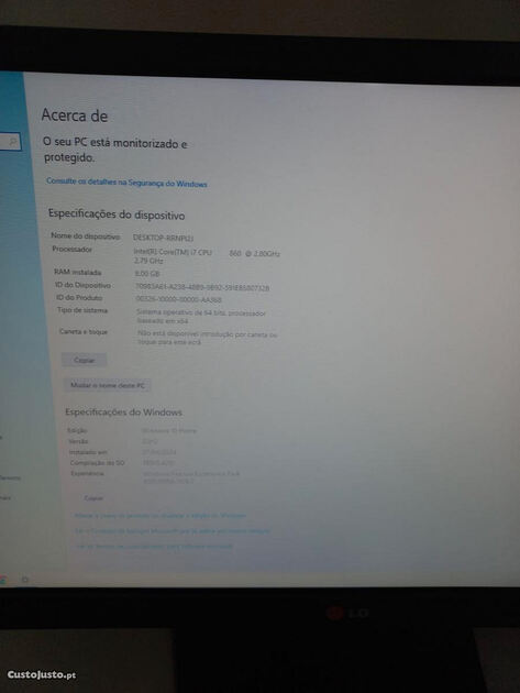 Pc torre com windows 10 8 GB. Outros (Informática)